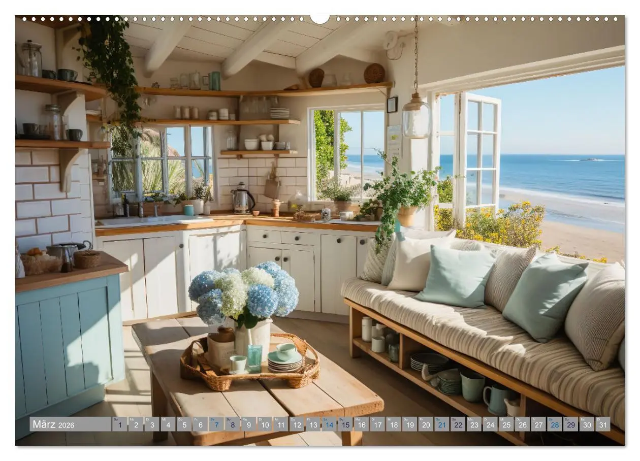 Bild: 9783457491515 | Strandhausidylle (hochwertiger Premium Wandkalender 2026 DIN A2...