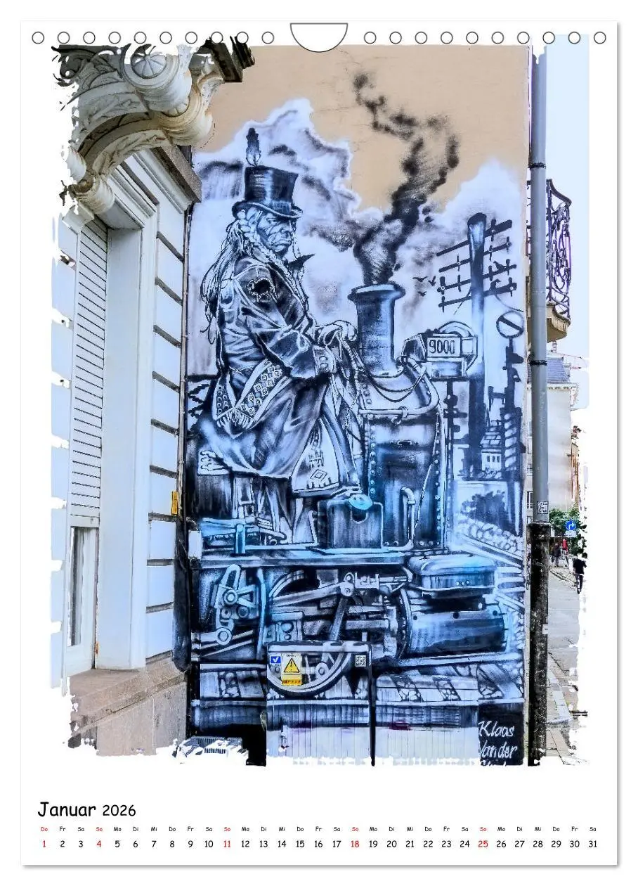 Bild: 9783516271515 | Street Art in Gent (Wandkalender 2026 DIN A4 hoch), CALVENDO...