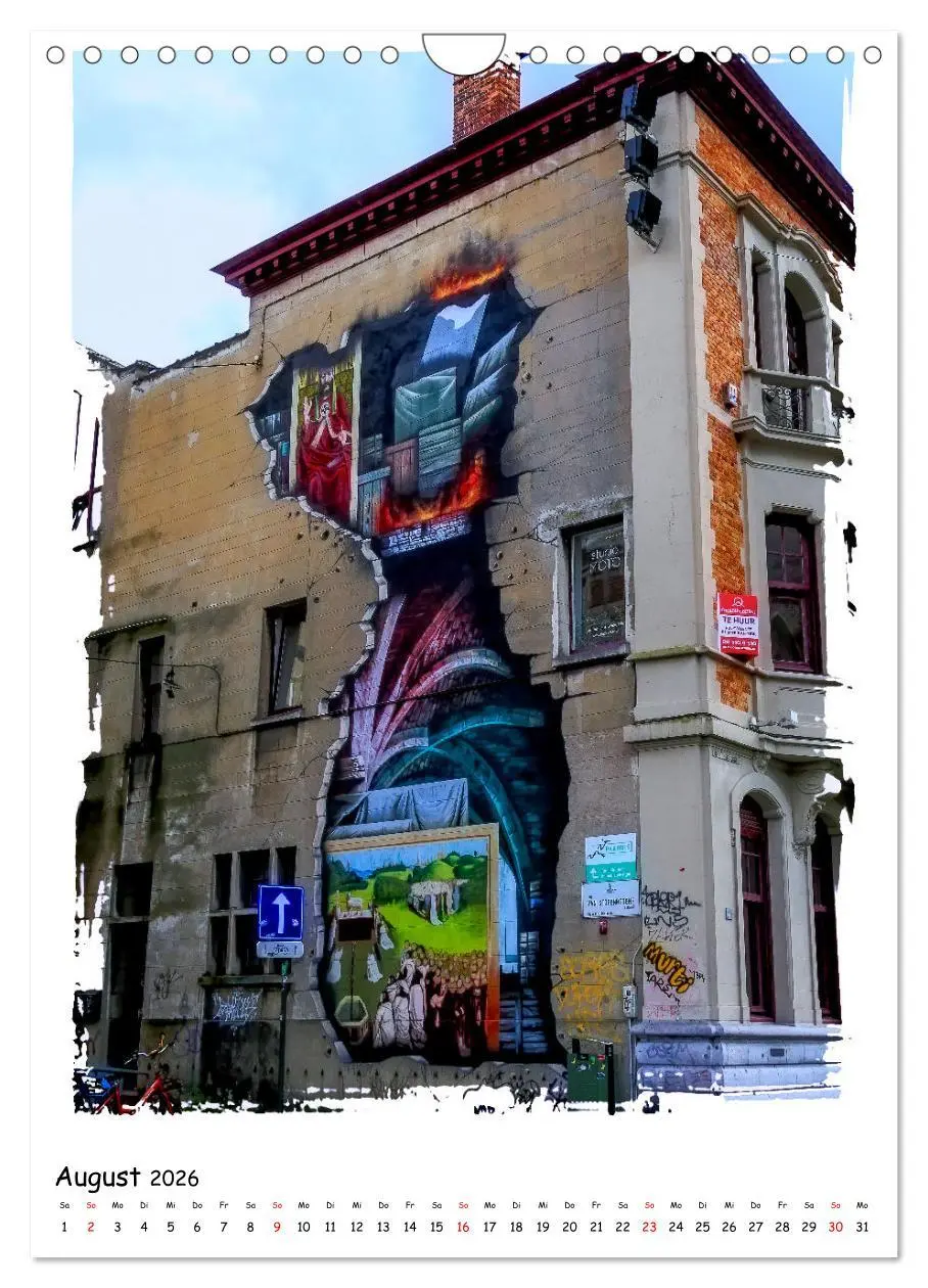 Bild: 9783516271515 | Street Art in Gent (Wandkalender 2026 DIN A4 hoch), CALVENDO...