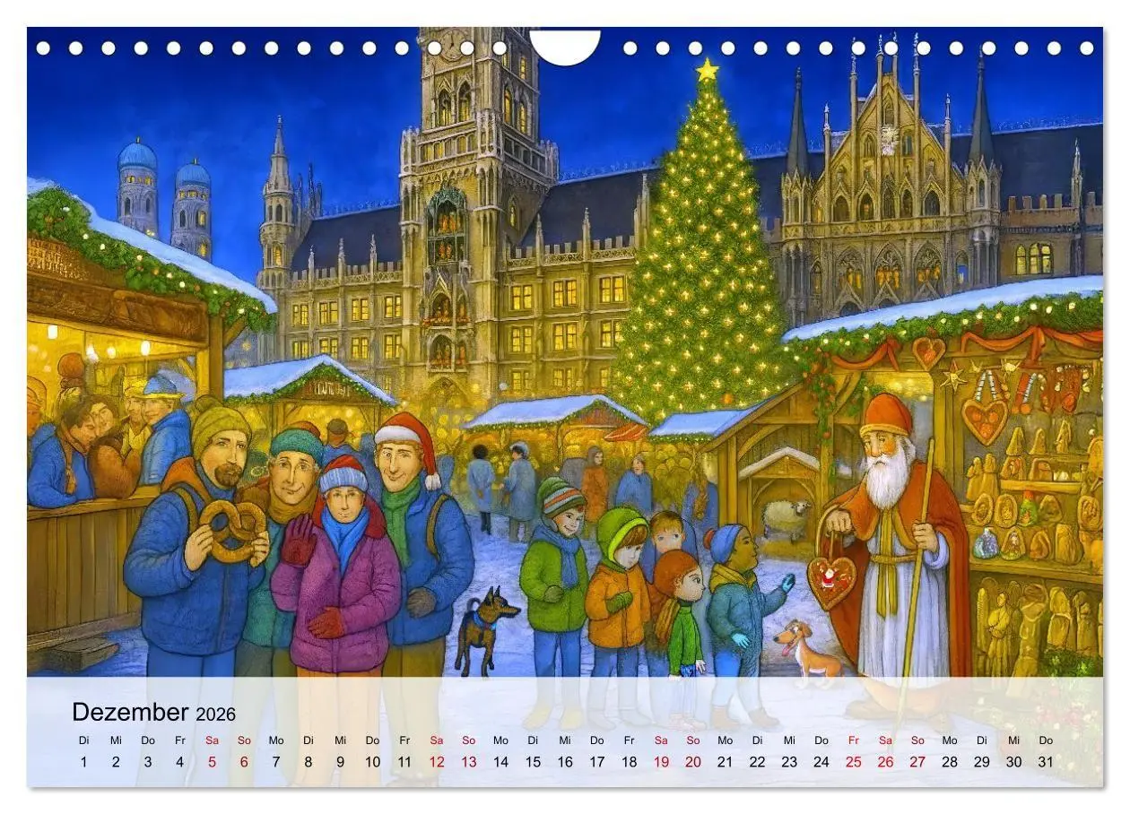 Bild: 9783516651515 | Bayrische Wimmelbilder - Wo Heimat lebendig wird (Wandkalender 2026...