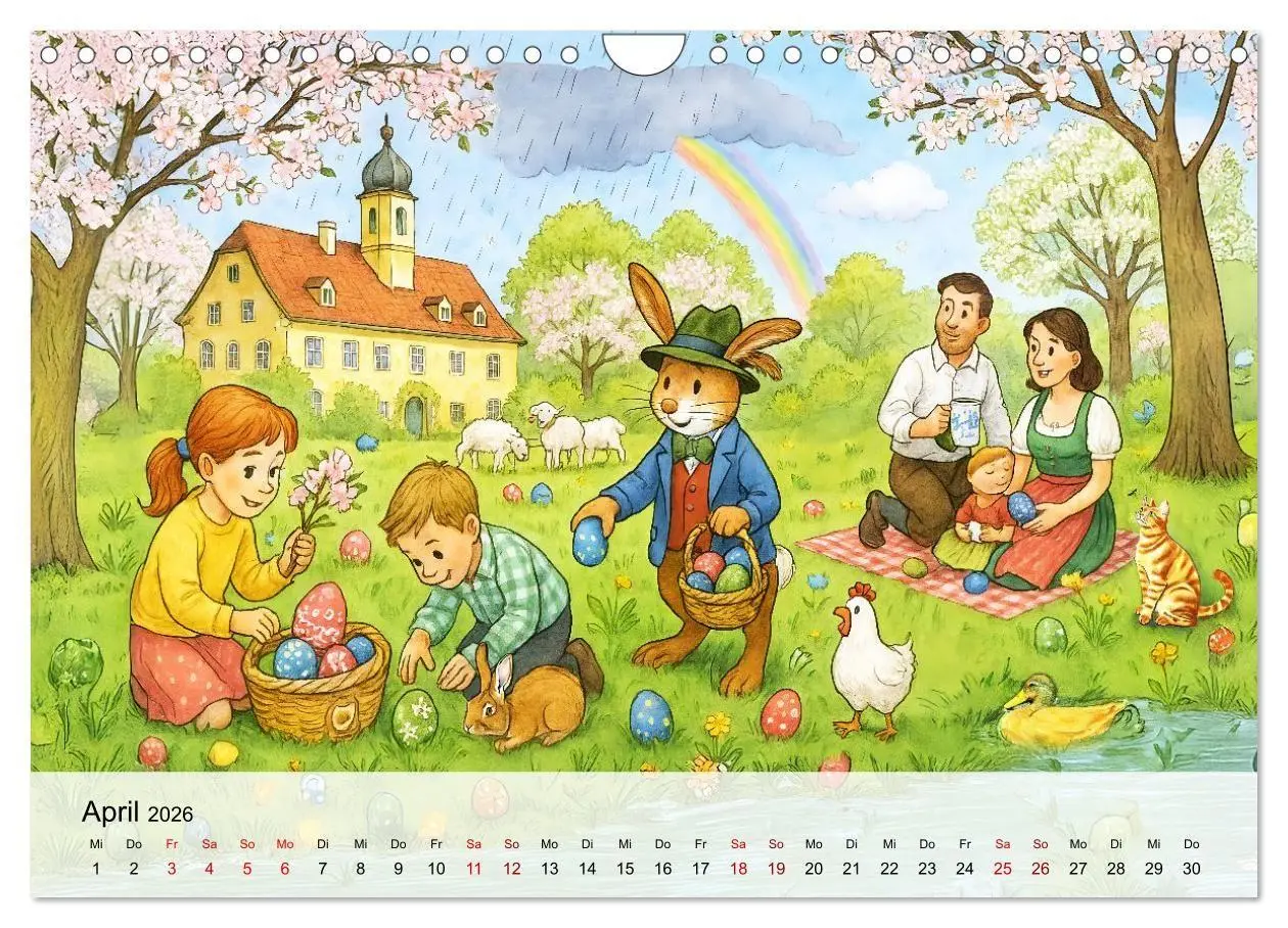 Bild: 9783516651515 | Bayrische Wimmelbilder - Wo Heimat lebendig wird (Wandkalender 2026...
