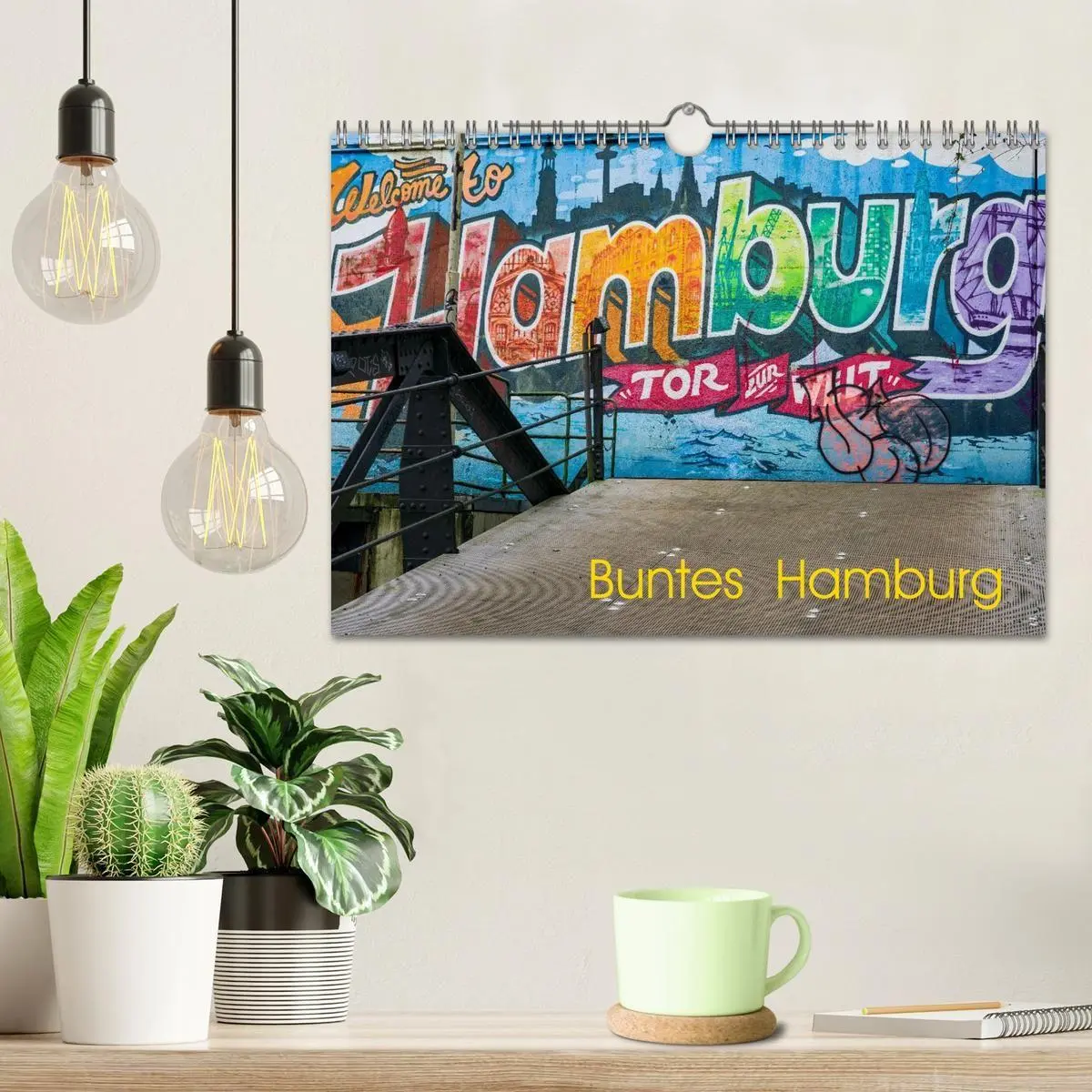 Bild: 9783516721515 | Buntes Hamburg (Wandkalender 2026 DIN A4 quer), CALVENDO...