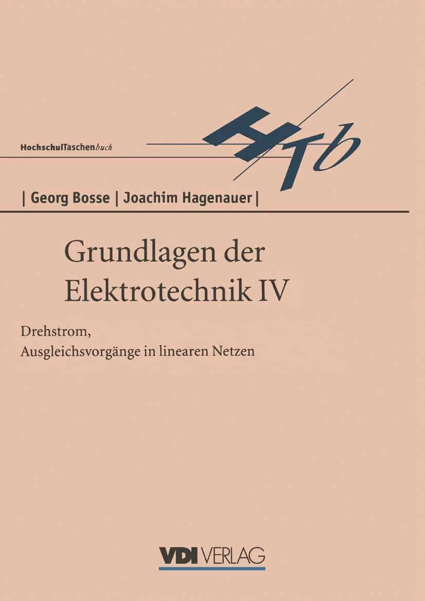 Cover: 9783540621515 | Grundlagen der Elektrotechnik IV | Georg Bosse | Taschenbuch | 166 S.