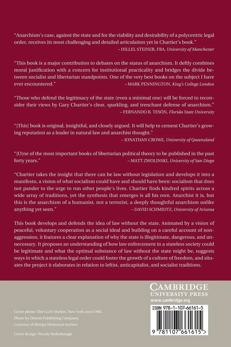 Rückseite: 9781107661615 | Anarchy and Legal Order | Law and Politics for a Stateless Society