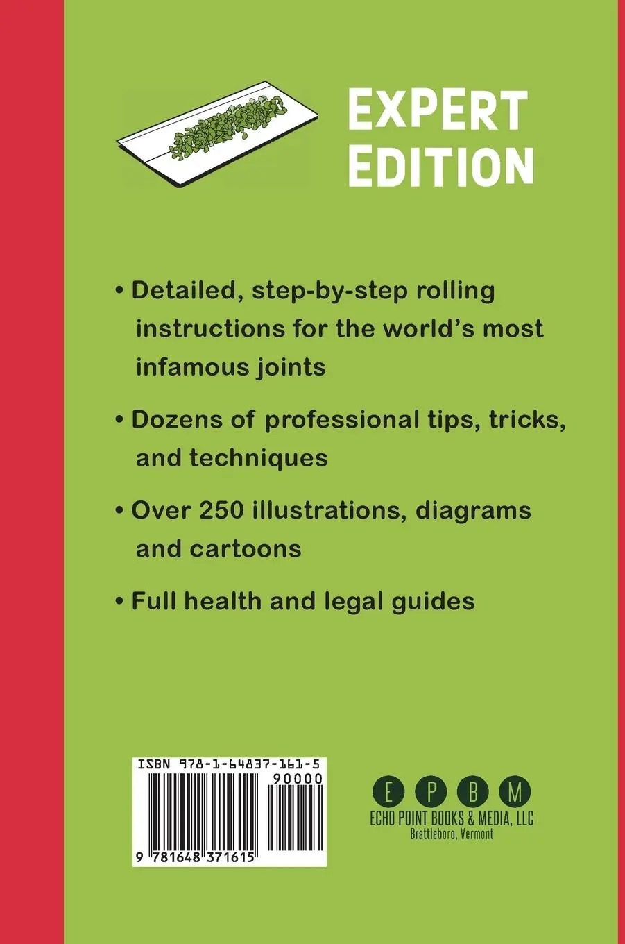 Rückseite: 9781648371615 | The Joint Rolling Handbook | Expert Edition | Bobcat Press | Buch