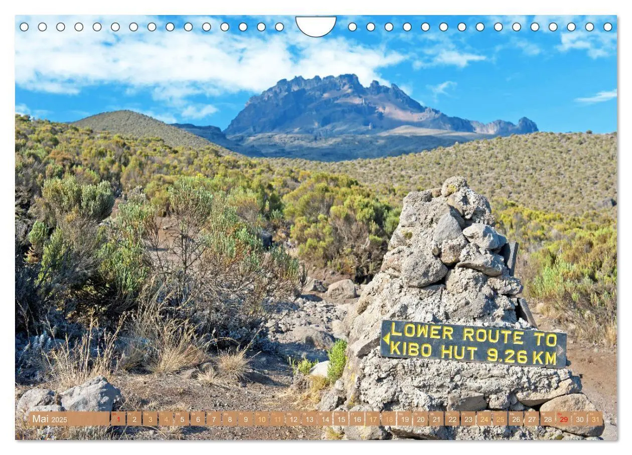 Bild: 9783435461615 | Entdeckungen am Kilimandscharo (Wandkalender 2025 DIN A4 quer),...