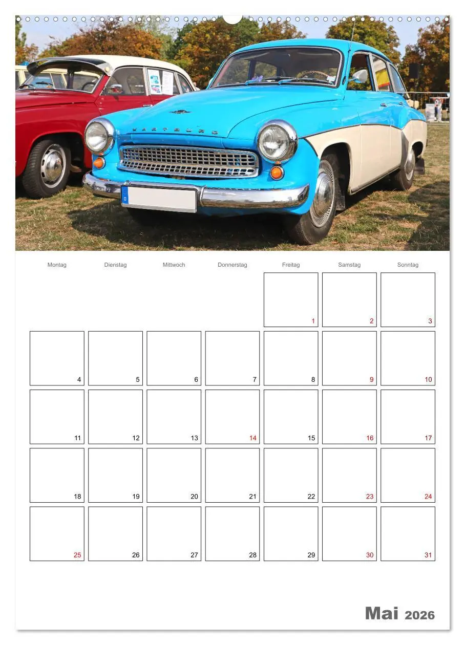 Bild: 9783516401615 | Ost-Oldtimer in Magdeburg (Wandkalender 2026 DIN A2 hoch), CALVENDO...