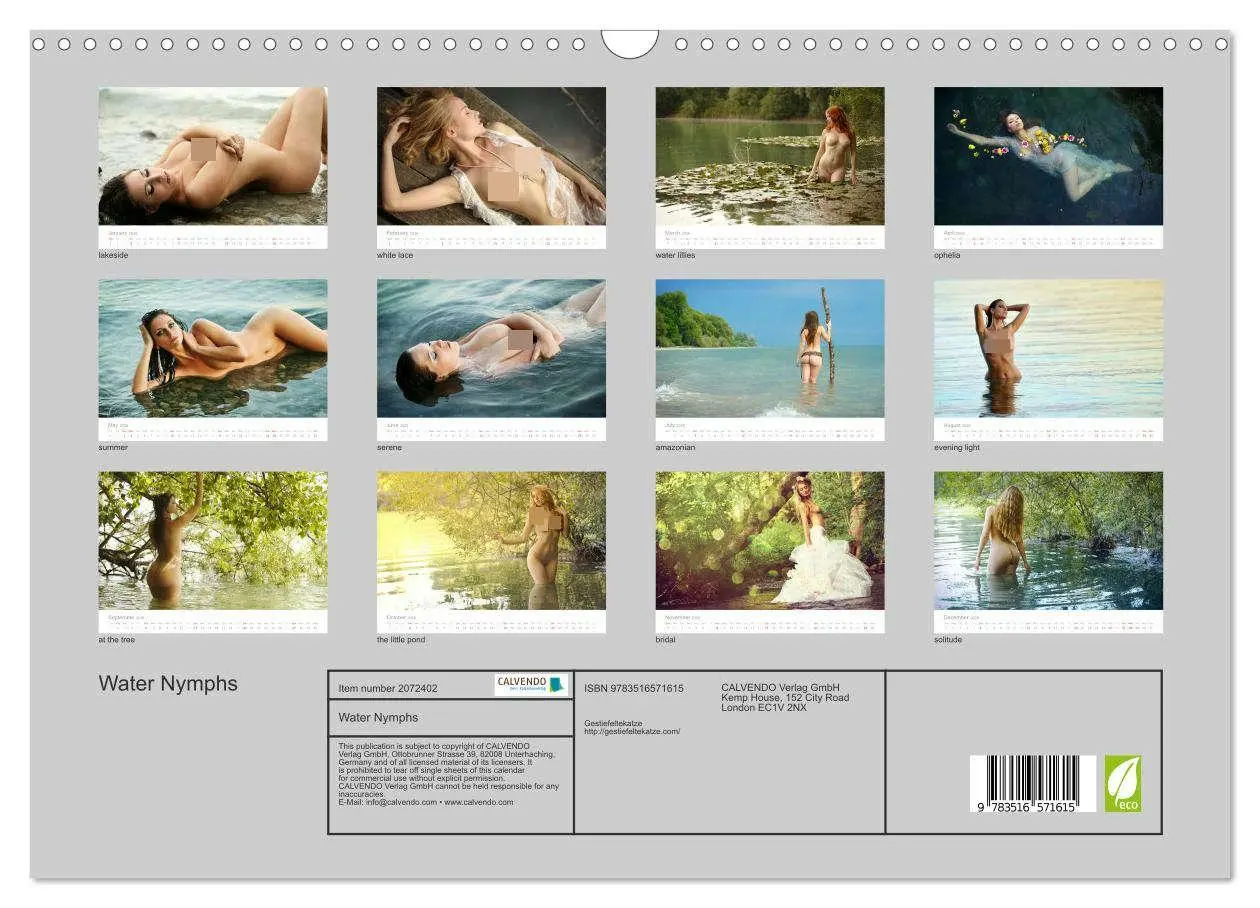 Bild: 9783516571615 | Water Nymphs (Wall Calendar 2026 DIN A3 landscape), CALVENDO 12...