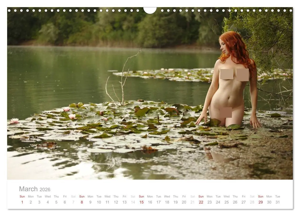 Bild: 9783516571615 | Water Nymphs (Wall Calendar 2026 DIN A3 landscape), CALVENDO 12...