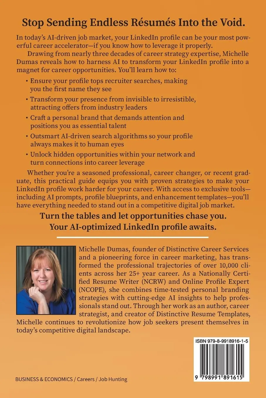 Rückseite: 9798991891615 | The AI-Savvy Job Seeker | Michelle Dumas | Taschenbuch | Englisch