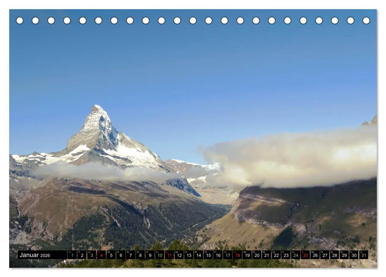 Bild: 9783457781715 | Und ewig lockt das Matterhorn (Tischkalender 2026 DIN A5 quer),...