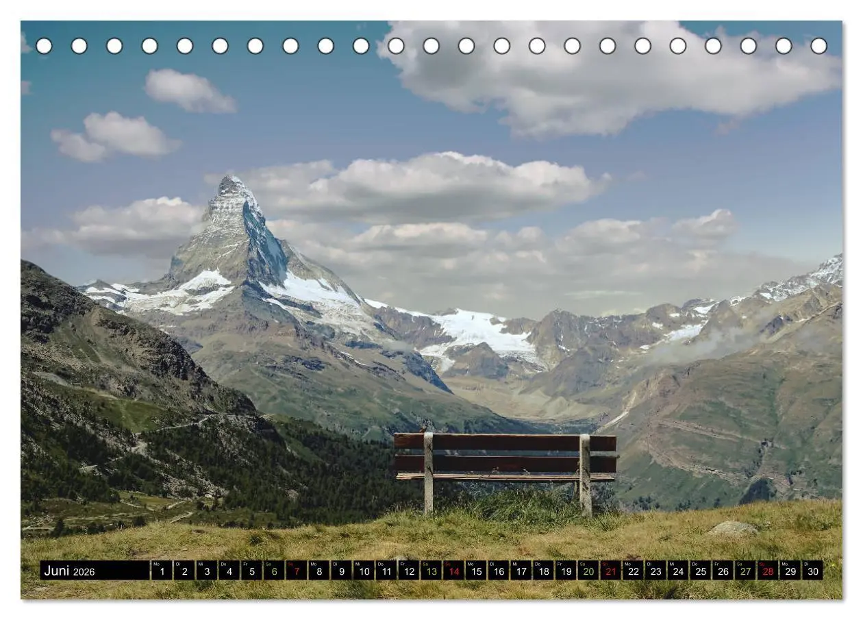Bild: 9783457781715 | Und ewig lockt das Matterhorn (Tischkalender 2026 DIN A5 quer),...