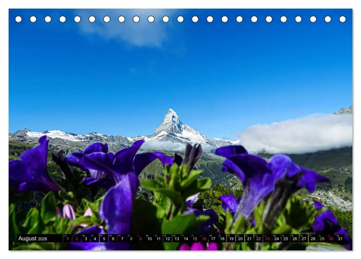 Bild: 9783457781715 | Und ewig lockt das Matterhorn (Tischkalender 2026 DIN A5 quer),...