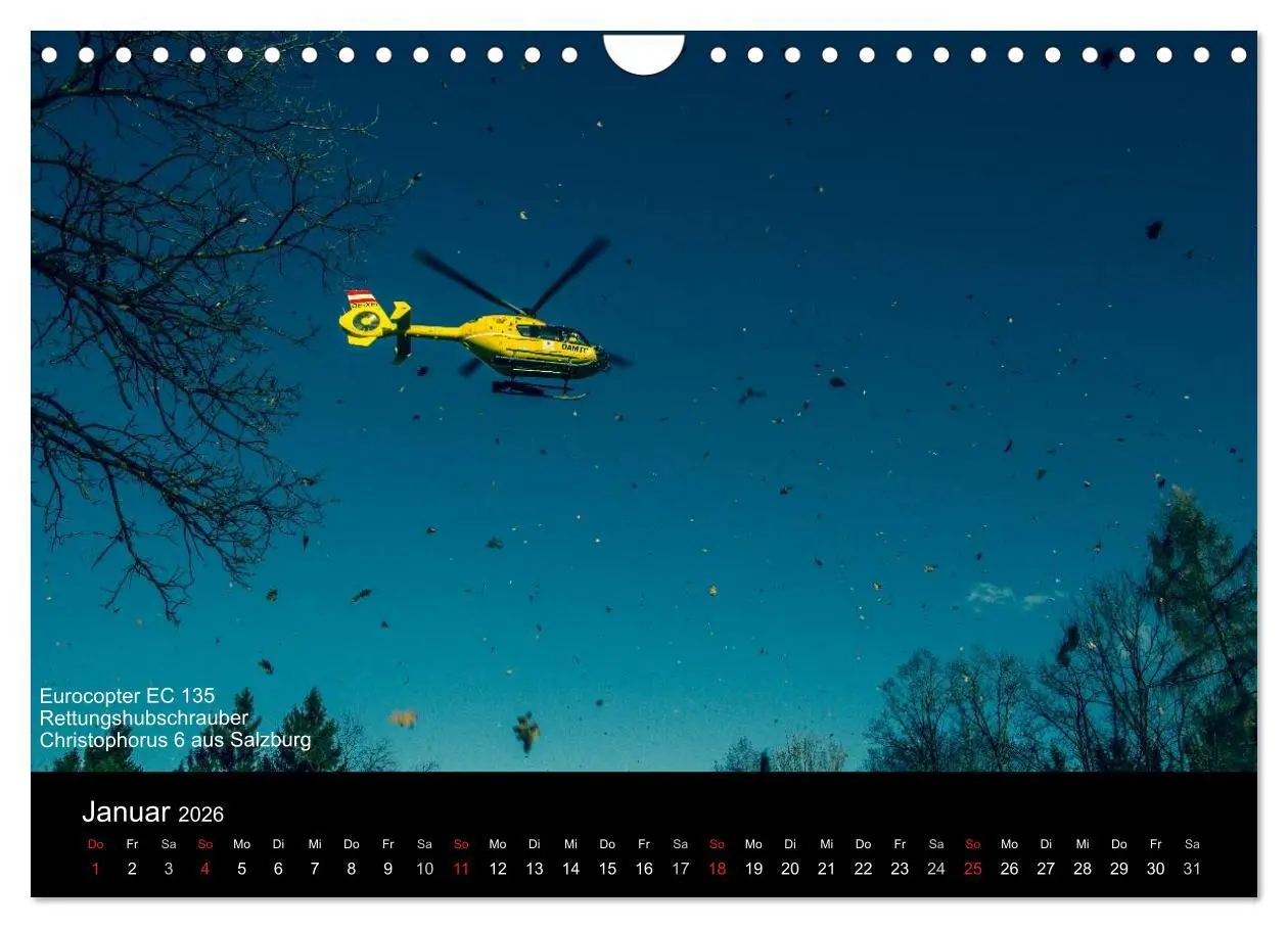 Bild: 9783516181715 | Hubschrauber im Einsatz (Wandkalender 2026 DIN A4 quer), CALVENDO...