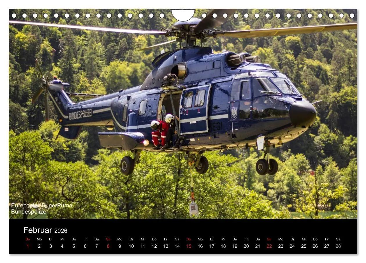 Bild: 9783516181715 | Hubschrauber im Einsatz (Wandkalender 2026 DIN A4 quer), CALVENDO...