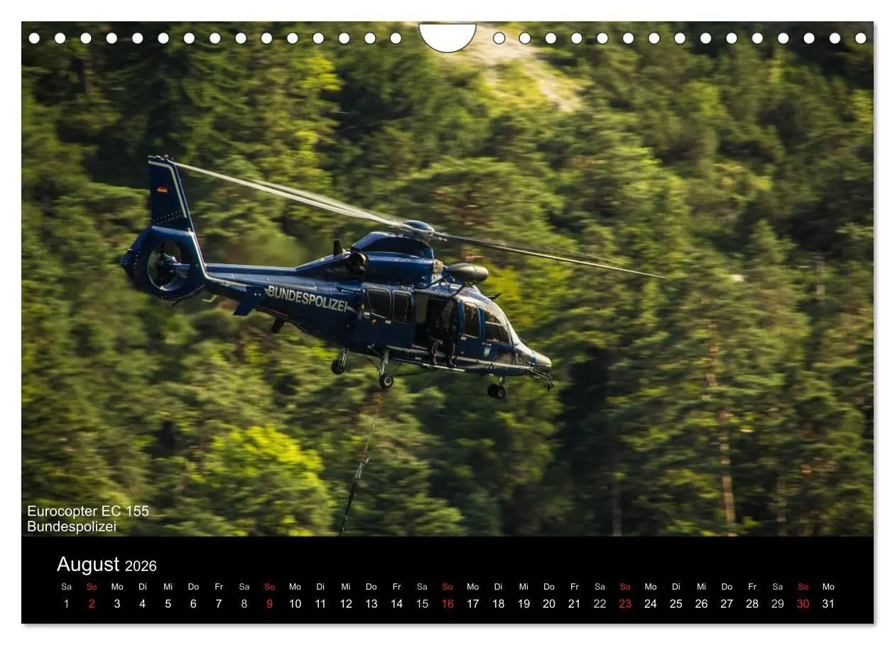 Bild: 9783516181715 | Hubschrauber im Einsatz (Wandkalender 2026 DIN A4 quer), CALVENDO...