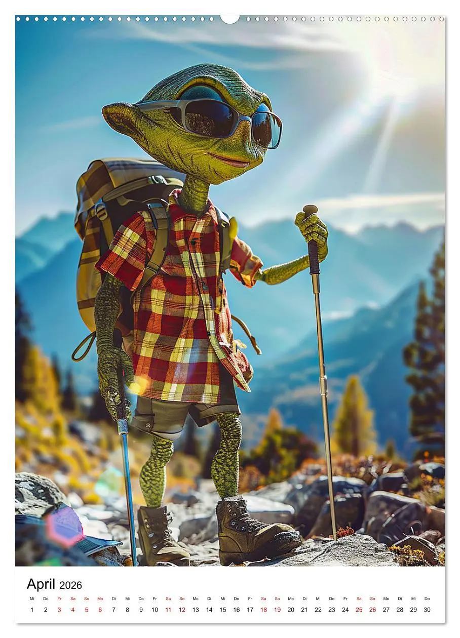 Bild: 9783516251715 | Aliens im Urlaub (hochwertiger Premium Wandkalender 2026 DIN A2...