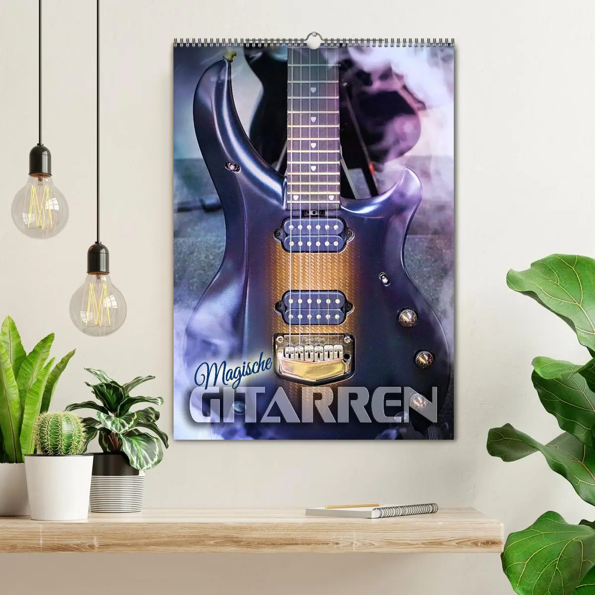 Bild: 9783516321715 | Magische Gitarren (Wandkalender 2026 DIN A2 hoch), CALVENDO...
