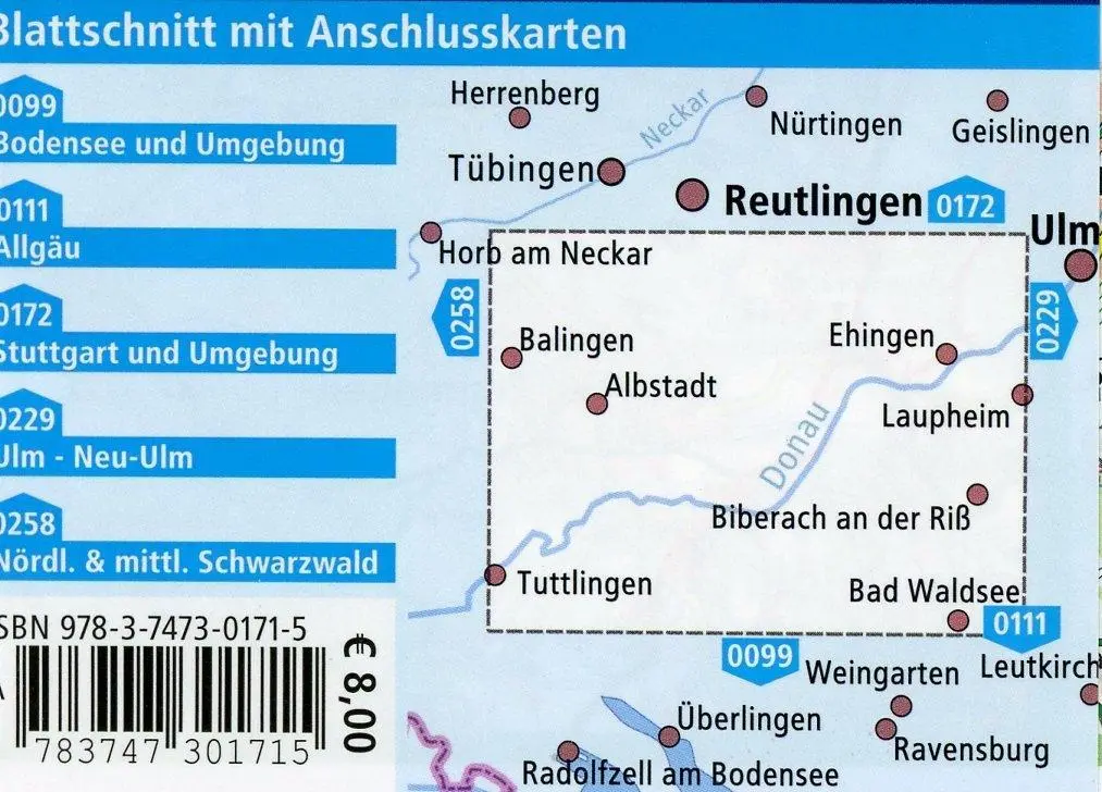 Bild: 9783747301715 | Schwäbische Alb und Oberschwaben, Sigmaringen - Biberach an der...