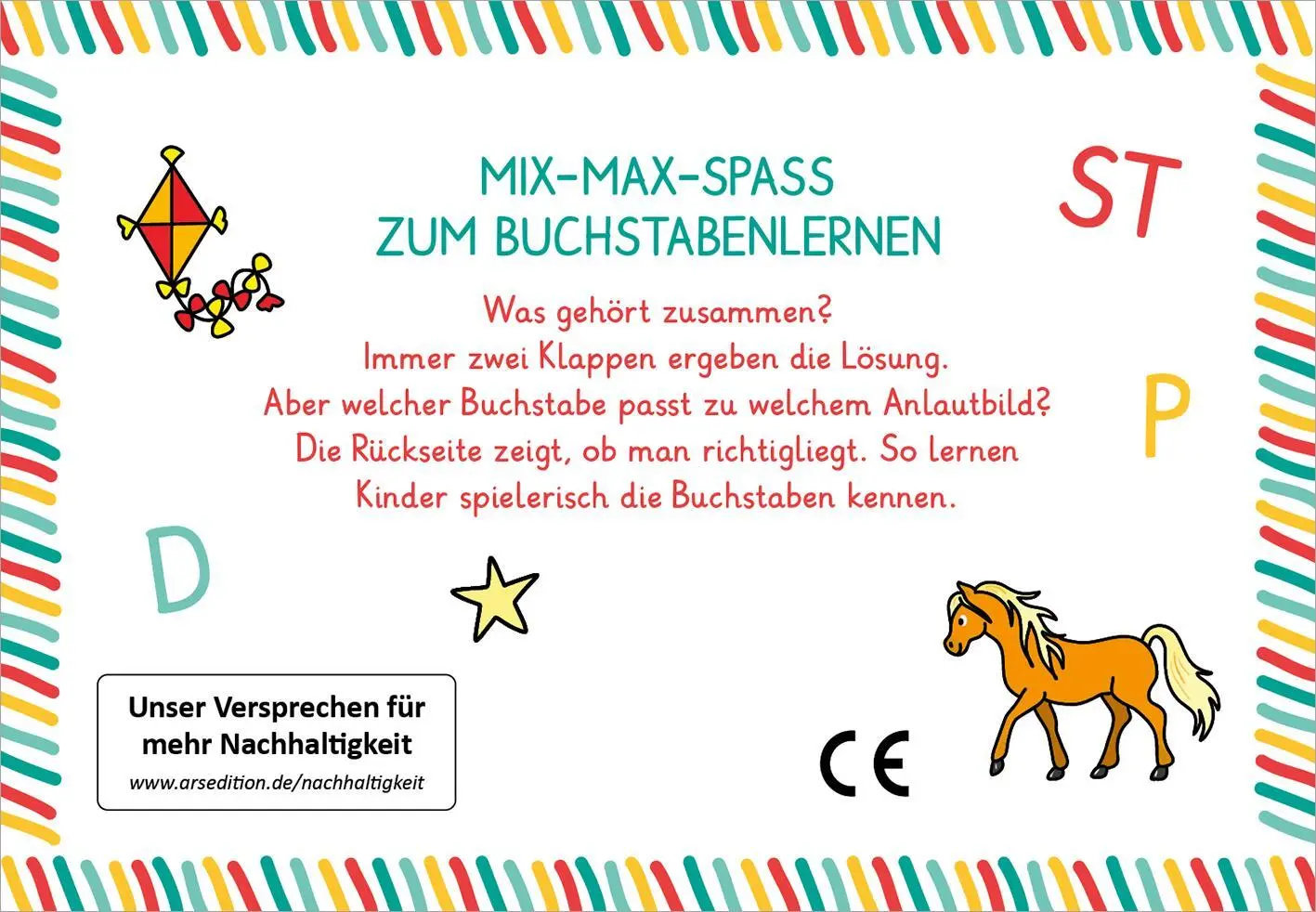 Rückseite: 9783845861715 | Lernraupe - Mix-Max Erste Buchstaben | Spielend lernen | Beurenmeister