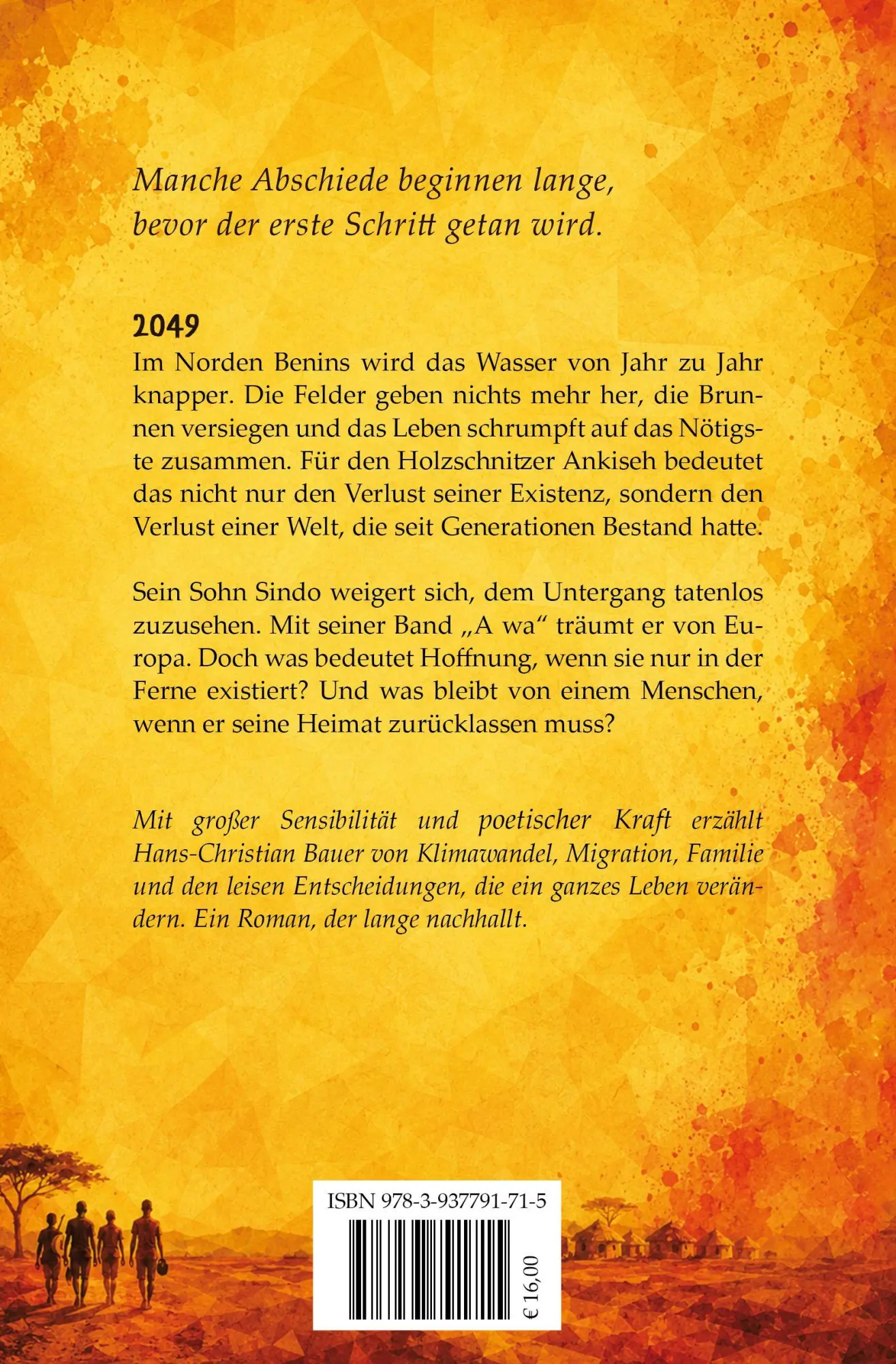 Rückseite: 9783937791715 | A wa | Out of Africa | Hans-Christian Bauer | Taschenbuch | Deutsch