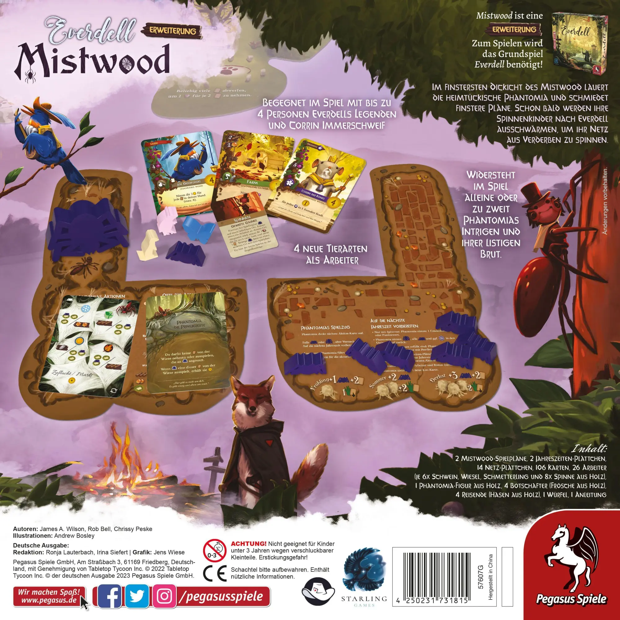 Bild: 4250231731815 | Everdell: Mistwood [Erweiterung] | James A. Wilson | Spiel | 57607G