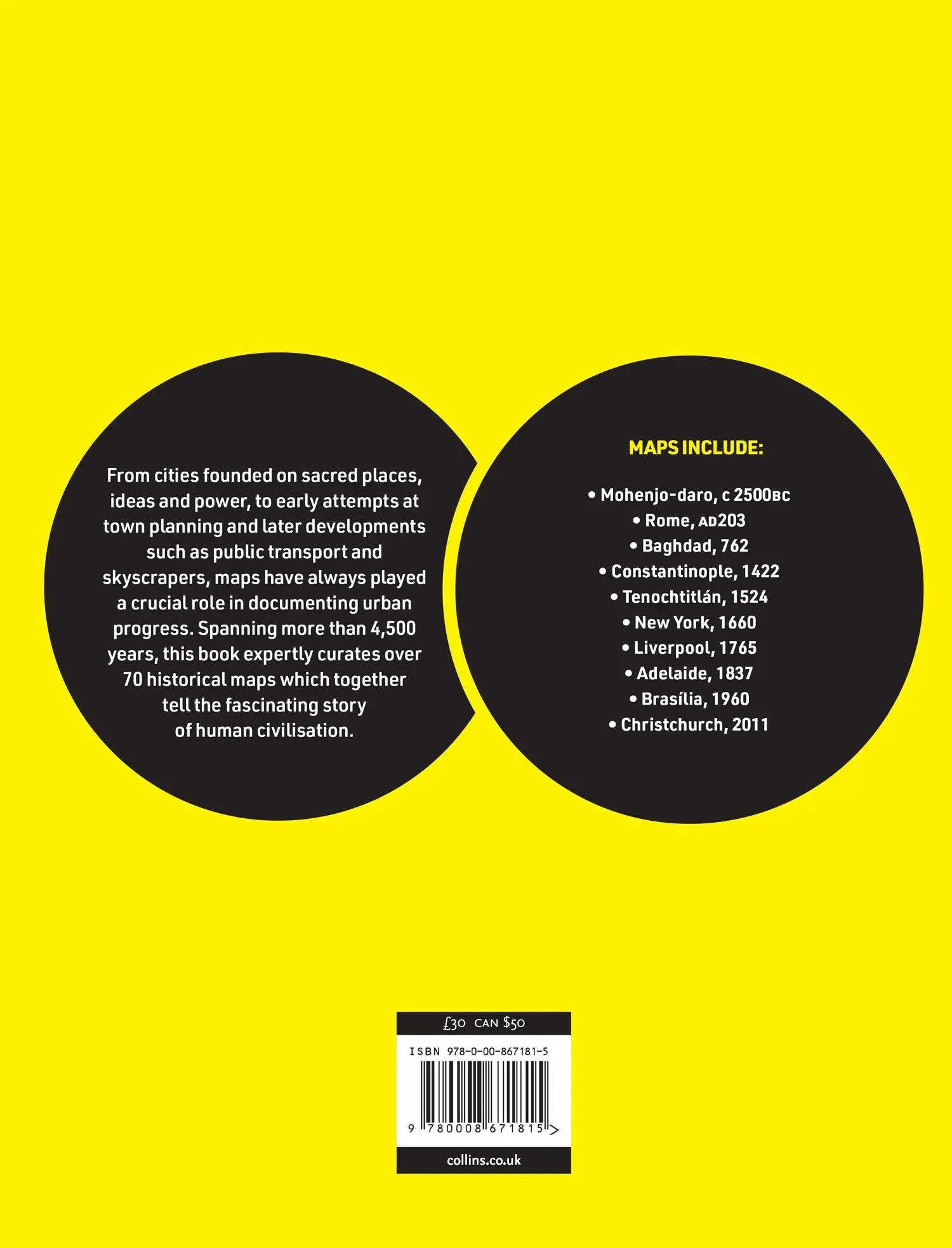 Rückseite: 9780008671815 | History of Cities in Maps | Philip Parker (u. a.) | Buch | Englisch