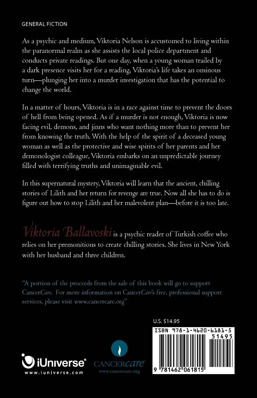 Rückseite: 9781462061815 | Lilith's Awakening | Viktoria Ballavoski | Taschenbuch | Englisch