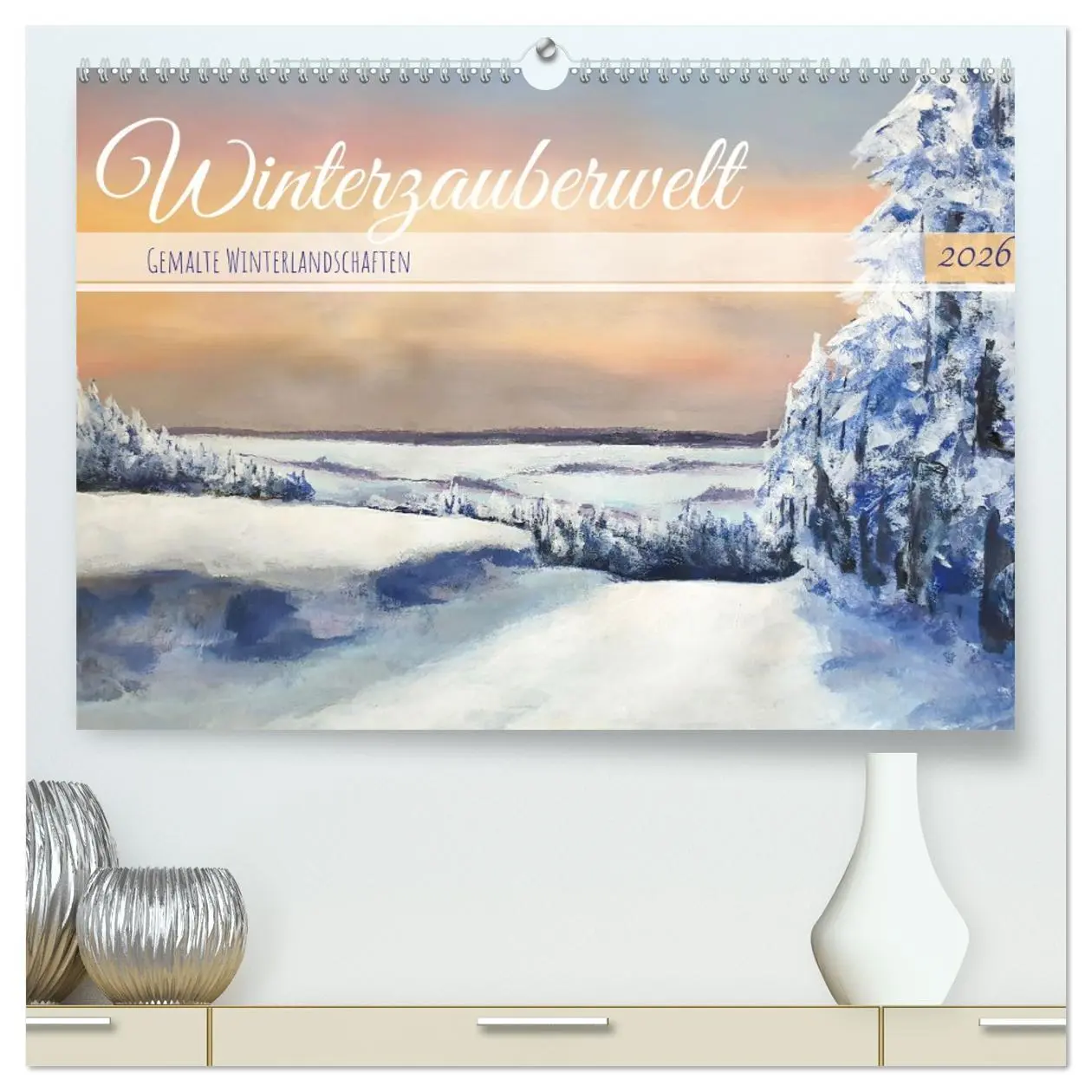 Cover: 9783457391815 | Winterzauberwelt - Gemalte Winterlandschaften (hochwertiger Premium...
