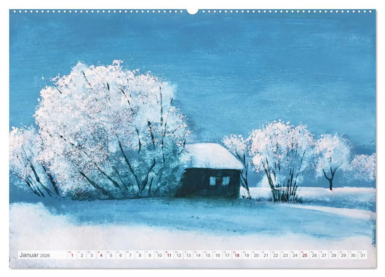 Bild: 9783457391815 | Winterzauberwelt - Gemalte Winterlandschaften (hochwertiger Premium...