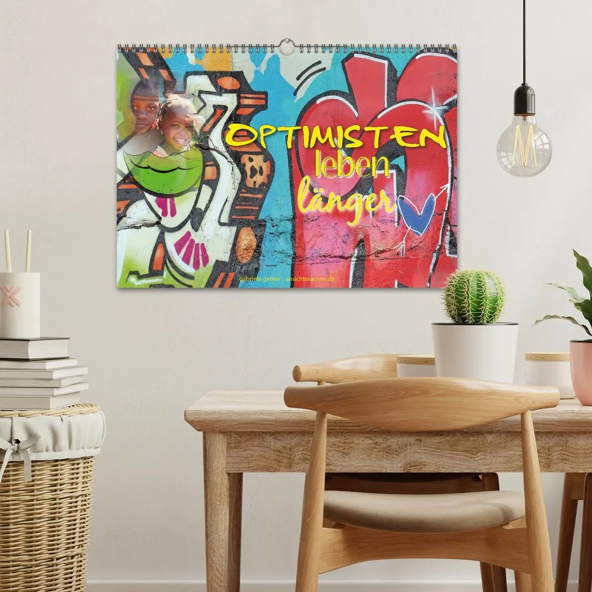Bild: 9783457531815 | Optimisten leben länger (Wandkalender 2026 DIN A3 quer), CALVENDO...