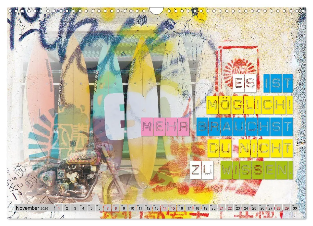 Bild: 9783457531815 | Optimisten leben länger (Wandkalender 2026 DIN A3 quer), CALVENDO...