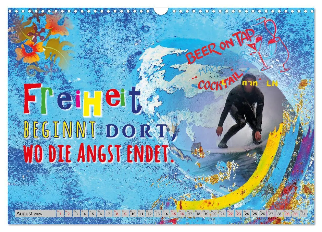 Bild: 9783457531815 | Optimisten leben länger (Wandkalender 2026 DIN A3 quer), CALVENDO...