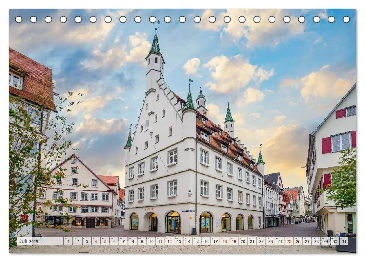Bild: 9783457911815 | Biberach an der Riß Impressionen (Tischkalender 2026 DIN A5 quer),...