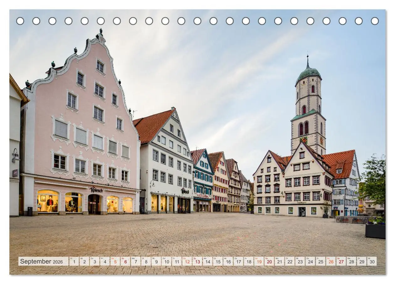 Bild: 9783457911815 | Biberach an der Riß Impressionen (Tischkalender 2026 DIN A5 quer),...
