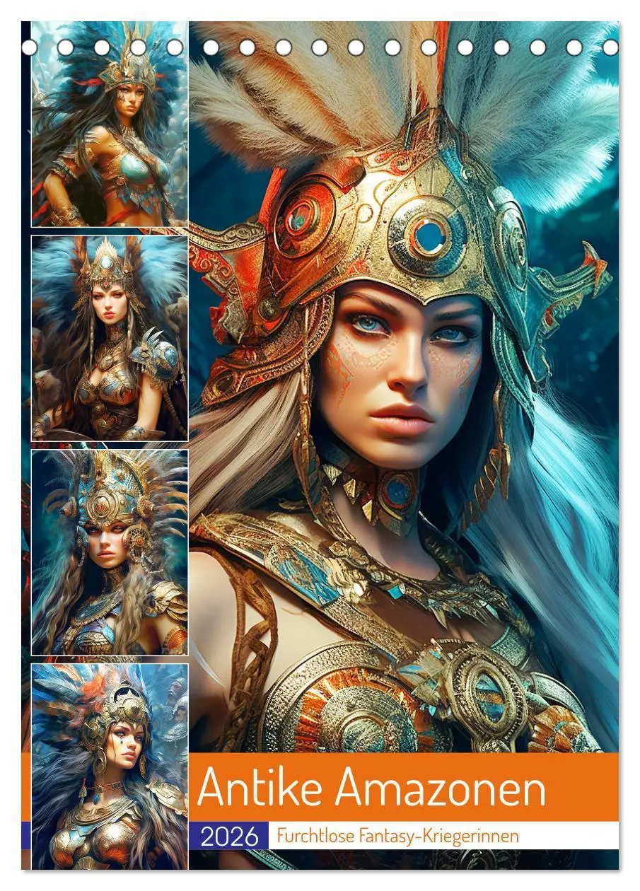 Cover: 9783516311815 | Antike Amazonen. Furchtlose Fantasy-Kriegerinnen (Tischkalender...