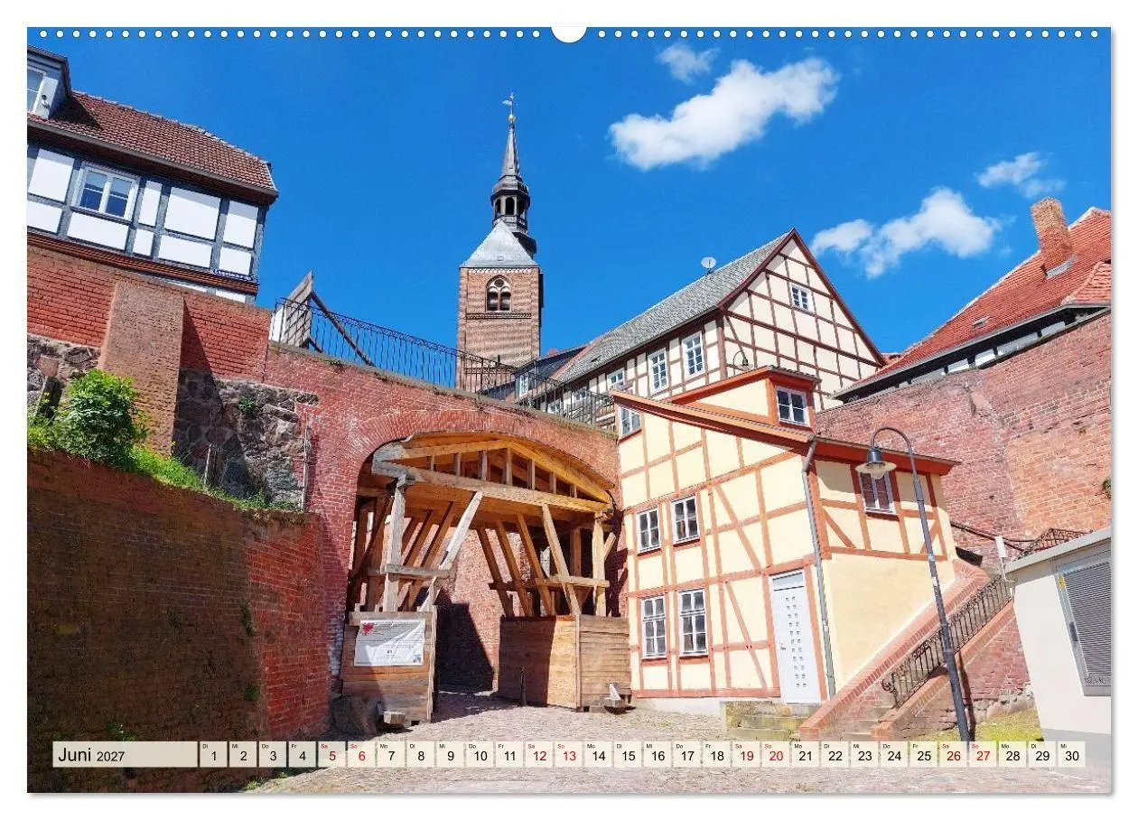 Bild: 9783569881815 | Tangermünde - Backstein und Elbe (Wandkalender 2027 DIN A2 quer),...
