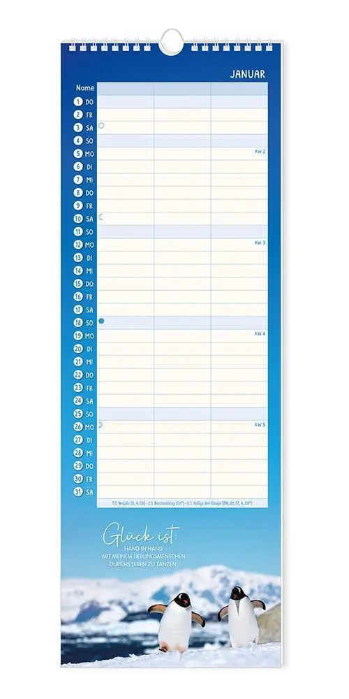 Bild: 9783986361815 | Paarplaner 2026 Seite an Seite | Paarplaner | Original | Kalender