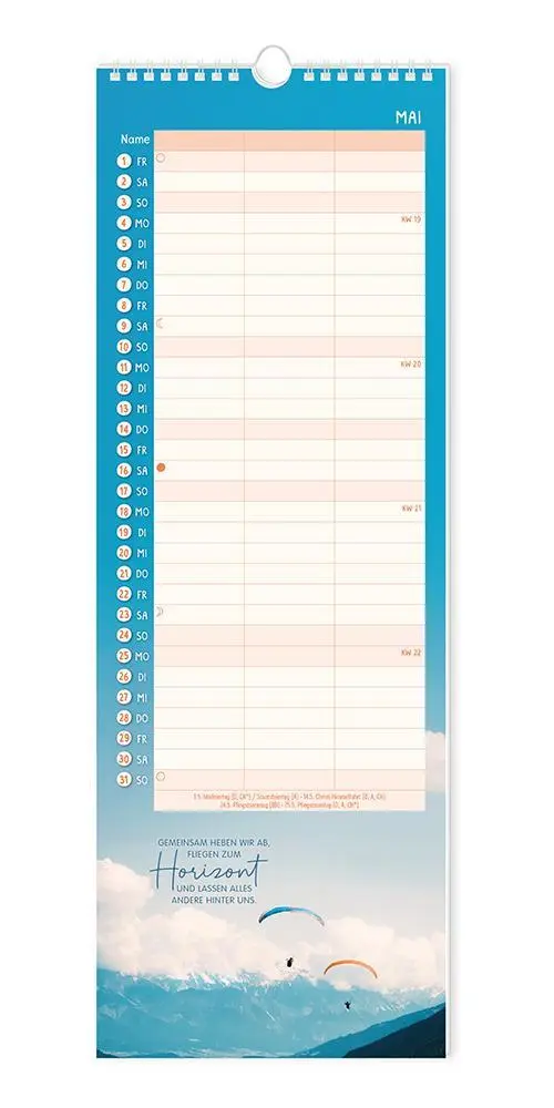 Bild: 9783986361815 | Paarplaner 2026 Seite an Seite | Paarplaner | Original | Kalender