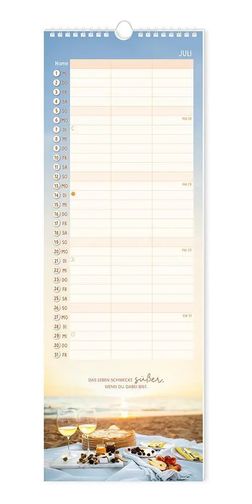Bild: 9783986361815 | Paarplaner 2026 Seite an Seite | Paarplaner | Original | Kalender