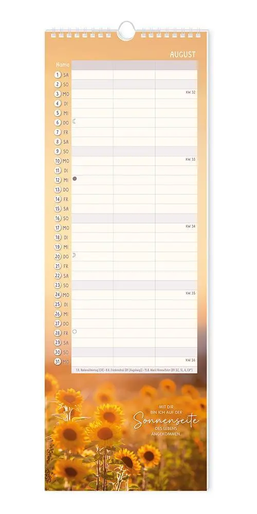 Bild: 9783986361815 | Paarplaner 2026 Seite an Seite | Paarplaner | Original | Kalender
