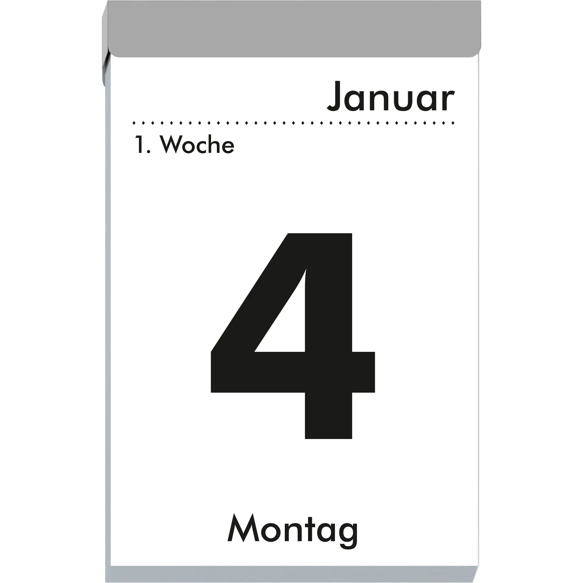 Bild: 4069095011915 | Tagesabreißkalender L 2027 | Neumann Verlage GmbH &amp; Co KG | Kalender
