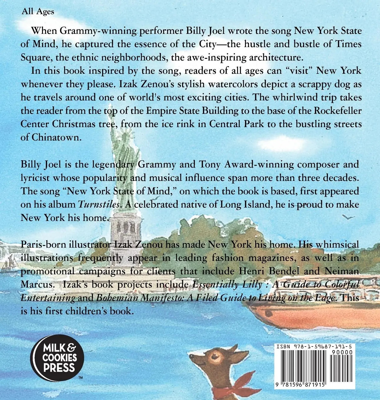 Rückseite: 9781596871915 | New York State of Mind | Billy Joel | Buch | Englisch | 2024