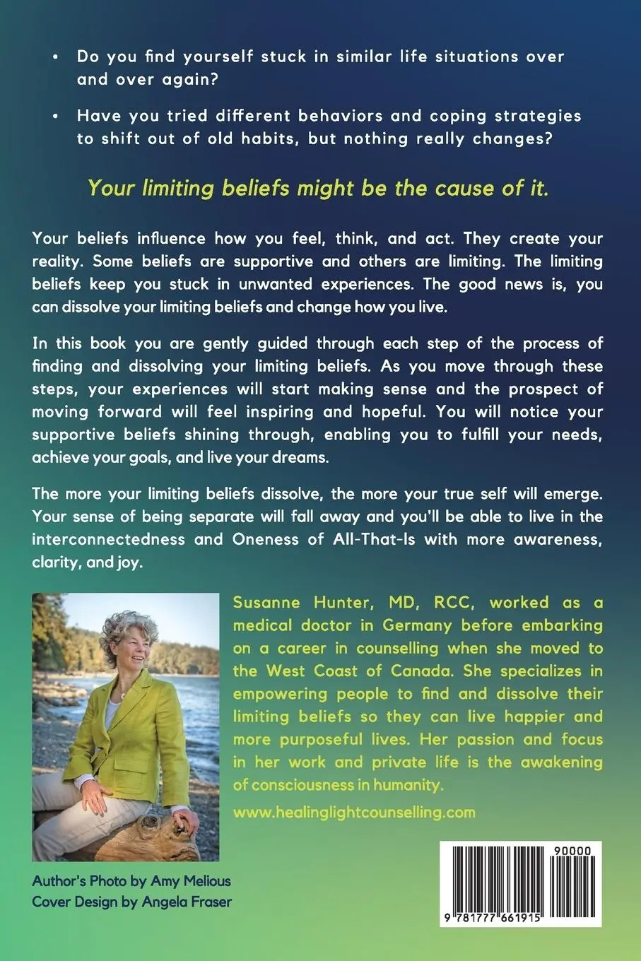 Rückseite: 9781777661915 | INNER FREEDOM | How to Find and Dissolve Your Limiting Beliefs | Buch