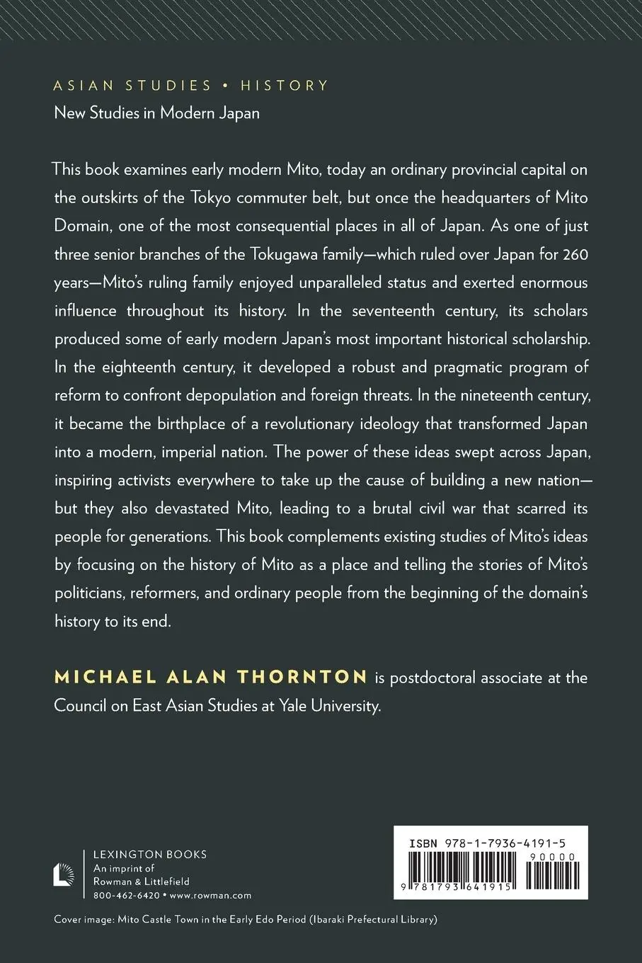Rückseite: 9781793641915 | Mito and the Politics of Reform in Early Modern Japan | Thornton