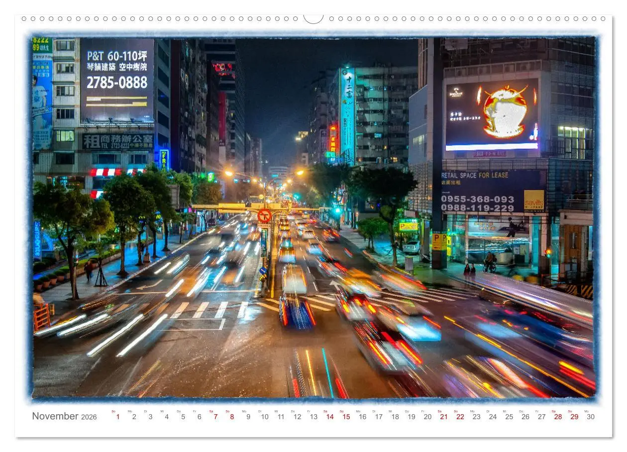 Bild: 9783457381915 | Taipeh, Hauptstadt von Taiwan (hochwertiger Premium Wandkalender...