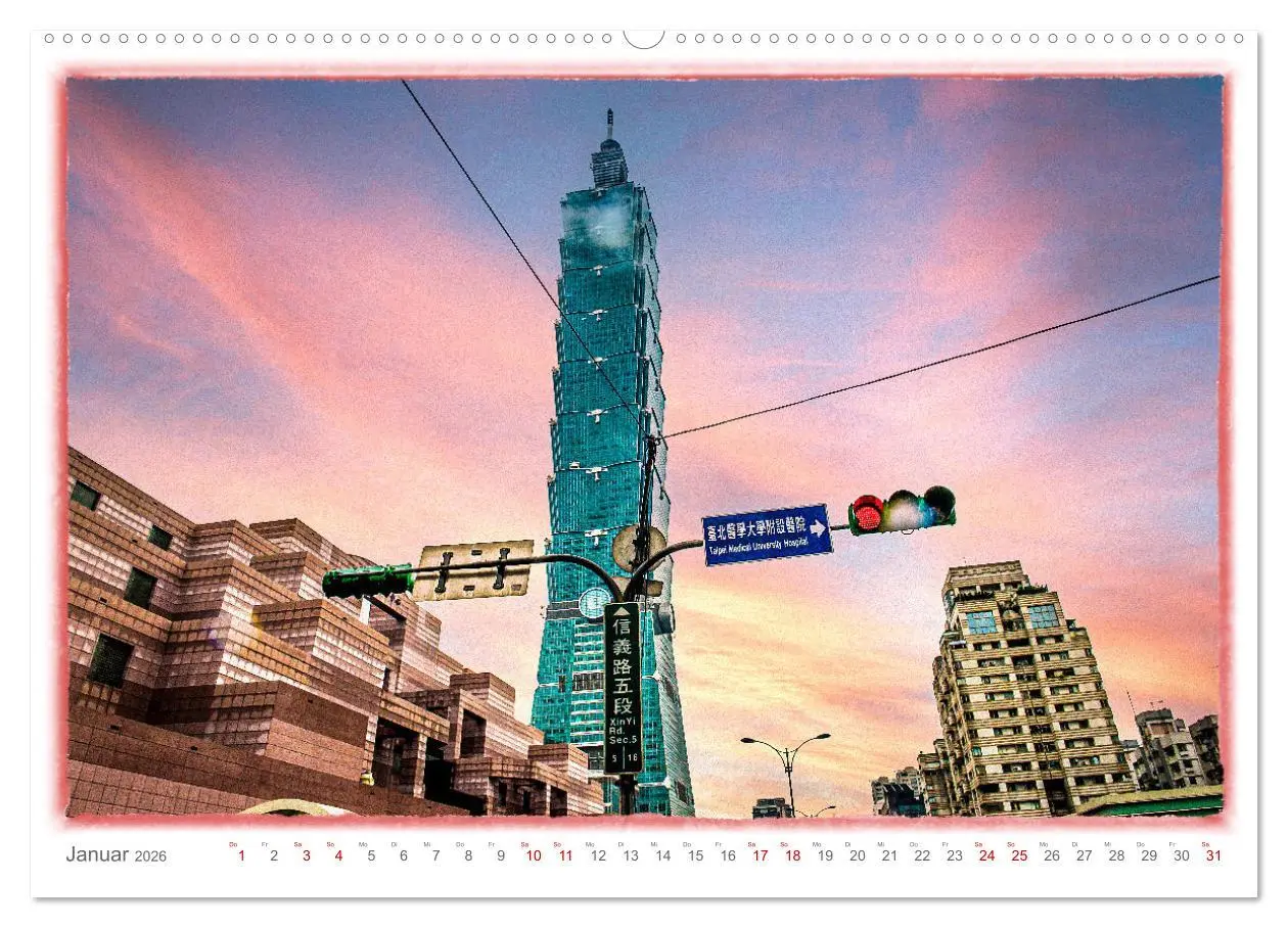 Bild: 9783457381915 | Taipeh, Hauptstadt von Taiwan (hochwertiger Premium Wandkalender...
