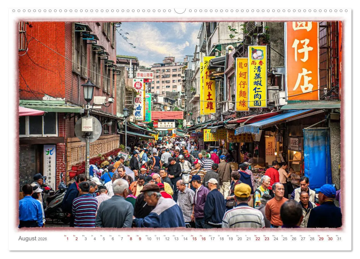 Bild: 9783457381915 | Taipeh, Hauptstadt von Taiwan (hochwertiger Premium Wandkalender...