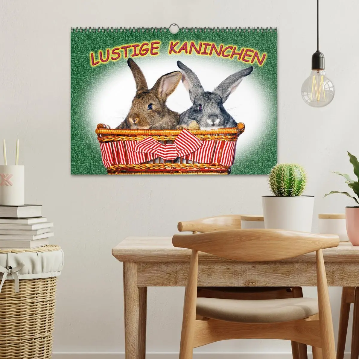Bild: 9783516161915 | Lustige Kaninchen (Wandkalender 2026 DIN A3 quer), CALVENDO...