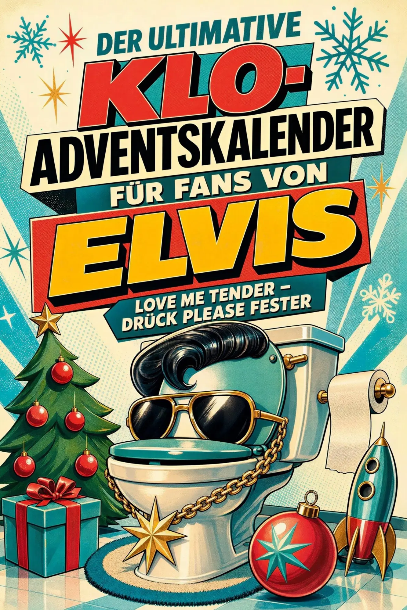 Cover: 9783696111915 | Der ultimative Klo-Adventskalender für Fans von Elvis | Sarah Münch